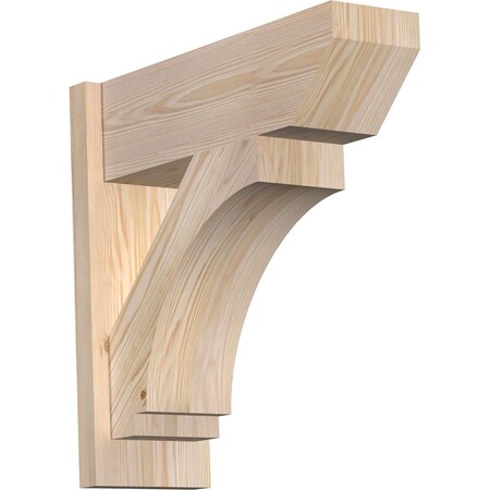 Ekena Millwork Imperial Slat Smooth Outlooker, Douglas Fir, 7 1/2"W x 22"D x 22"H OUT08X22X22IMP06SDF